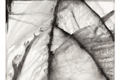 Just-follow-me-2025-175x55-cm-Tusche-und-Graphit-auf-Nessel